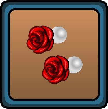 Crystal Rose Earrings