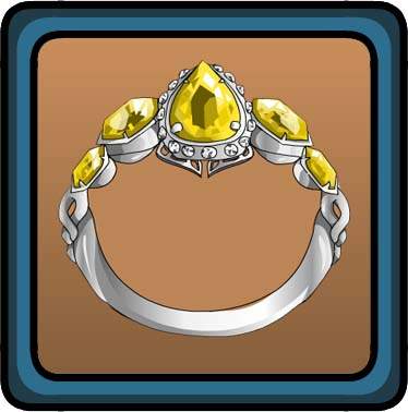 Legendary Topaz Ring of the Wraiths