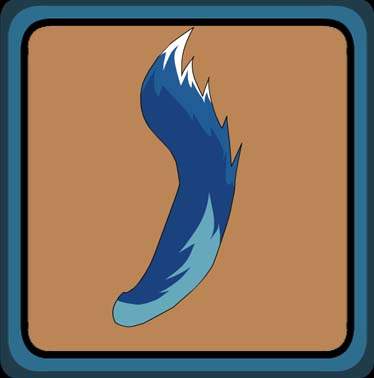 Blue Wolf Tail