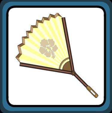Kikyo Paper Fan