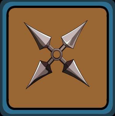 Four-point Kunai Shuriken Four-point Kunai Shuriken