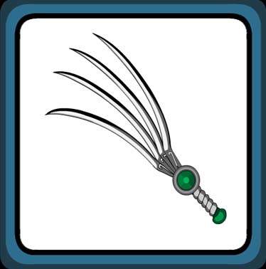 Emerald Four Blades Claw