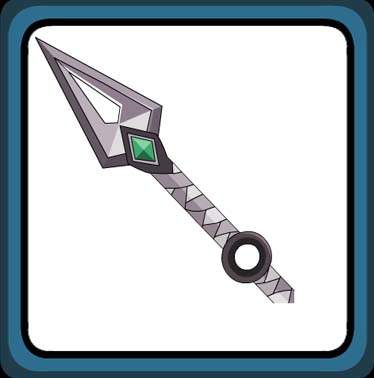 Blue Beads Dual Head Kunai