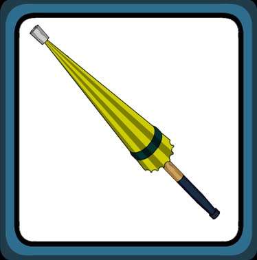 Yellow Battle Paper Umbrella Yellow Battle Paper Umbrella