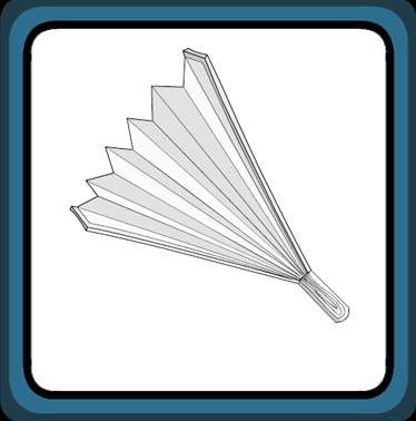 Carnival Folding Fan