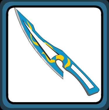 Macular Blue Knife