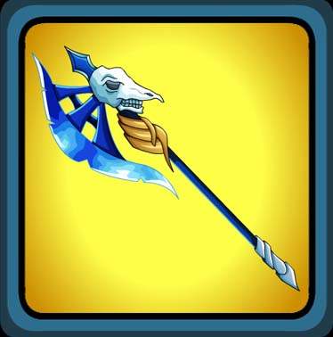 Blue Skeleton Axe