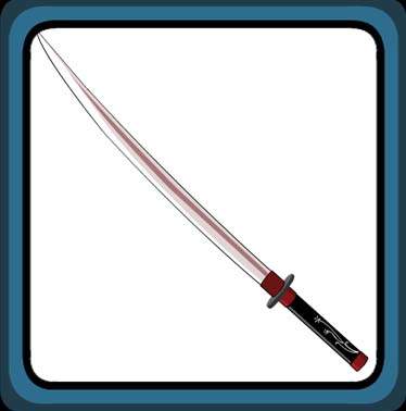 Red Peacock Katana