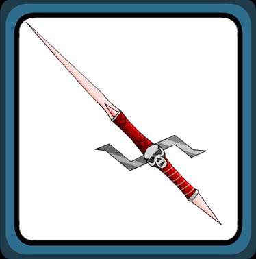 Skull Barbed Sai