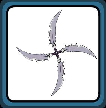 Four Sharp Leaves Shuriken