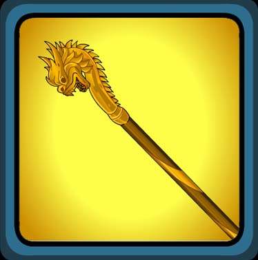 Bronze Dragon Head Scepter Bronze Dragon Head Scepter